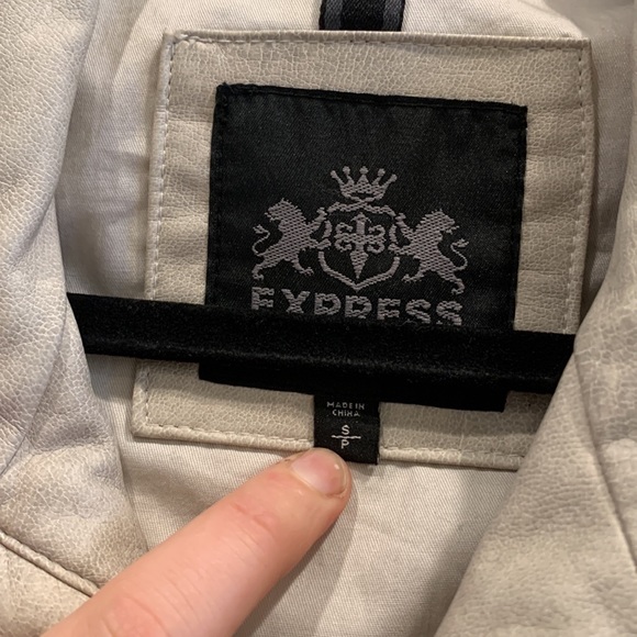 Express Vegan Leather Jacket - Picture 2 of 6